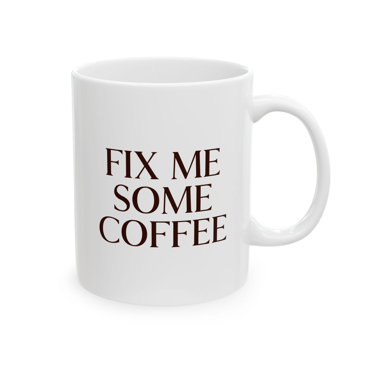 Cracked Coffee Mug - Fix Me Some Coffee (11oz, 15oz)
