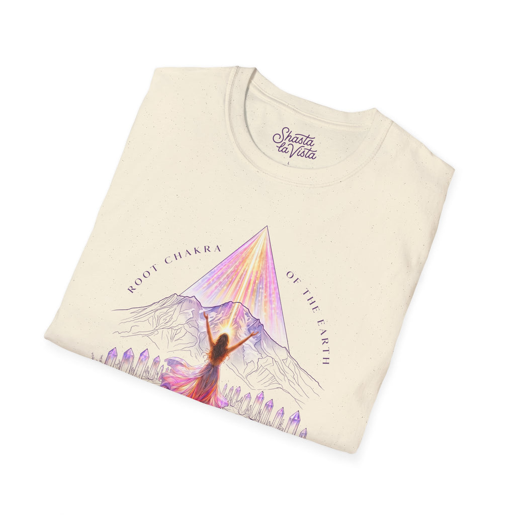 Mount Shasta Root Chakra of the Earth T-Shirt