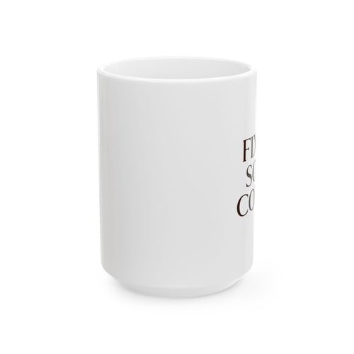 Cracked Coffee Mug - Fix Me Some Coffee (11oz, 15oz)