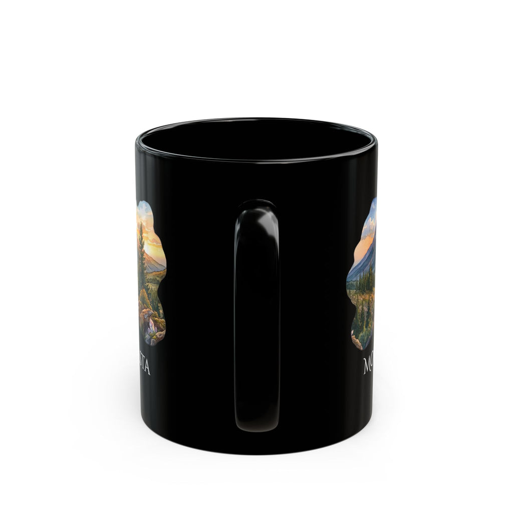 Mount Shasta Crystals Black Coffee Mug (11oz, 15oz)