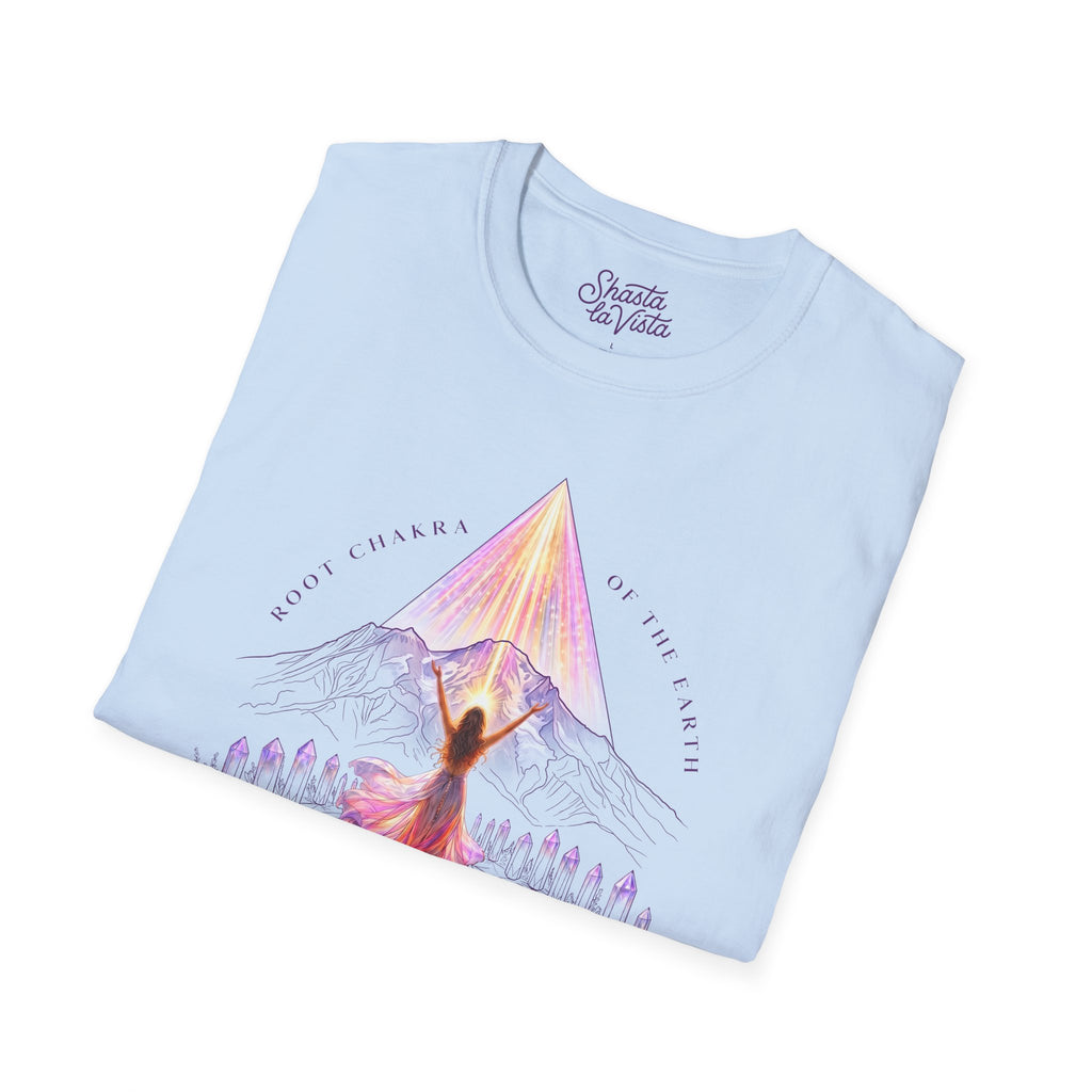 Mount Shasta Root Chakra of the Earth T-Shirt