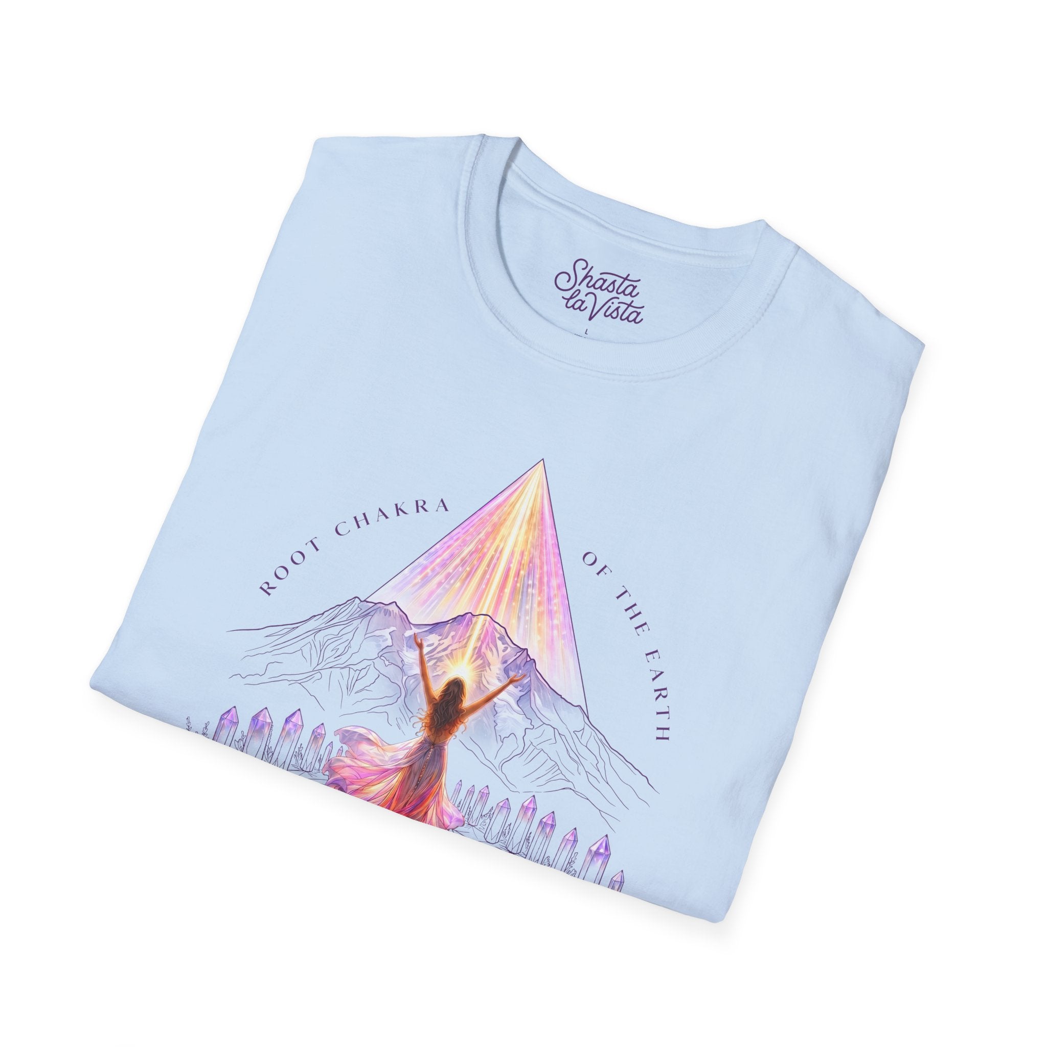 Mount Shasta Root Chakra of the Earth T-Shirt