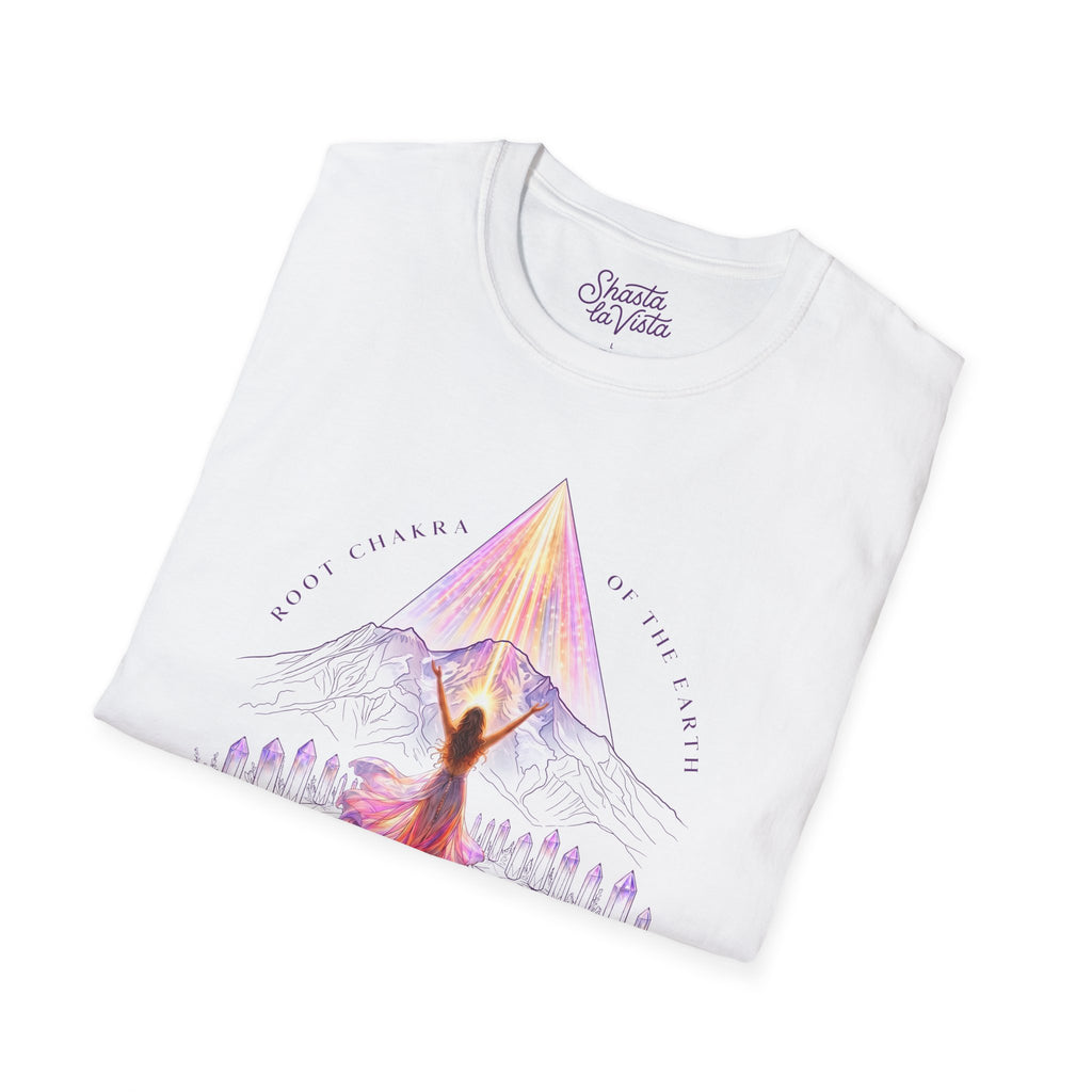 Mount Shasta Root Chakra of the Earth T-Shirt