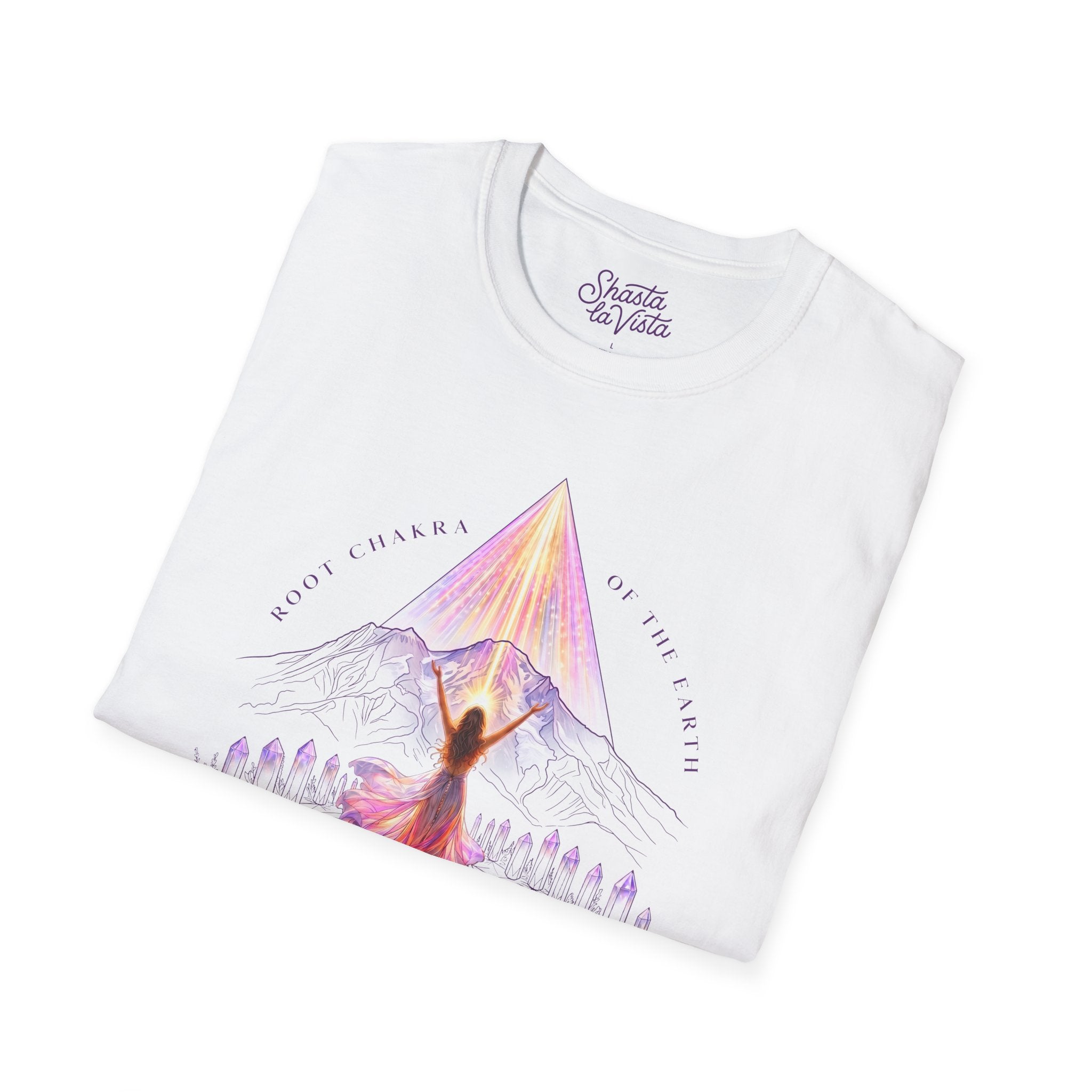 Mount Shasta Root Chakra of the Earth T-Shirt