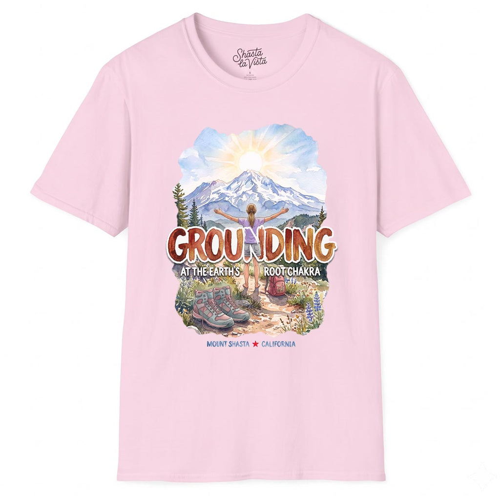 Grounding in Mount Shasta T-Shirt (Womens)