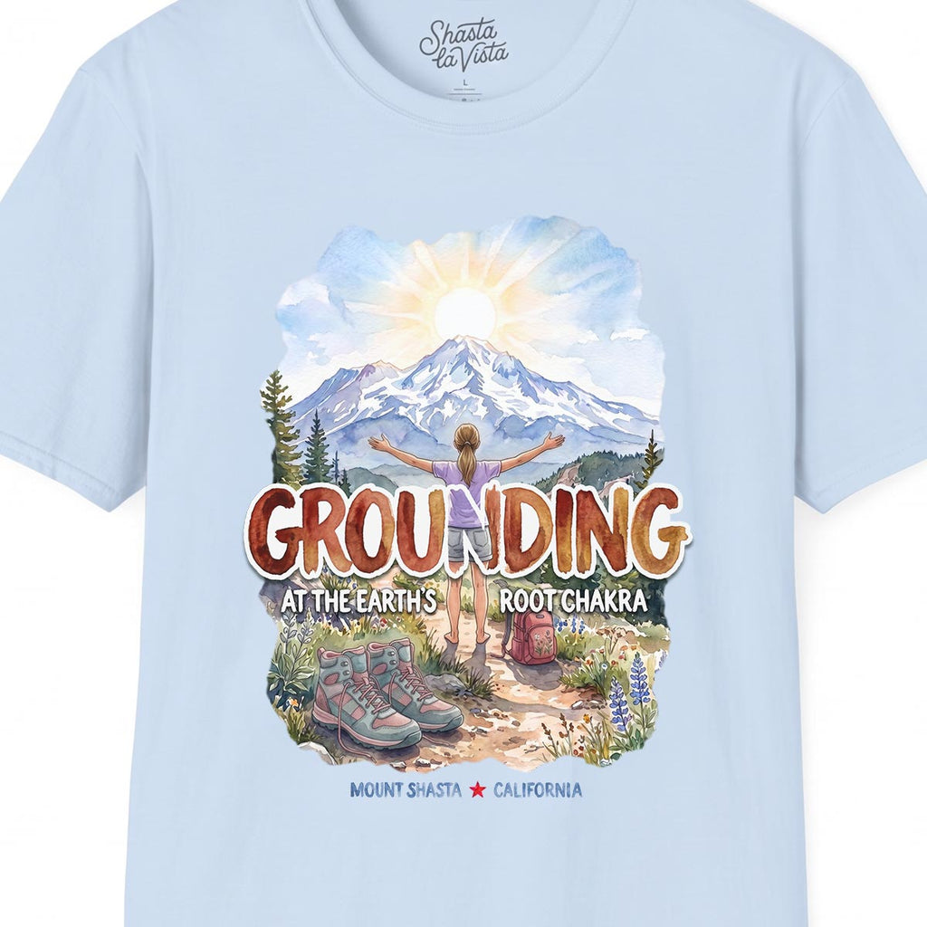 Grounding in Mount Shasta T-Shirt (Womens)