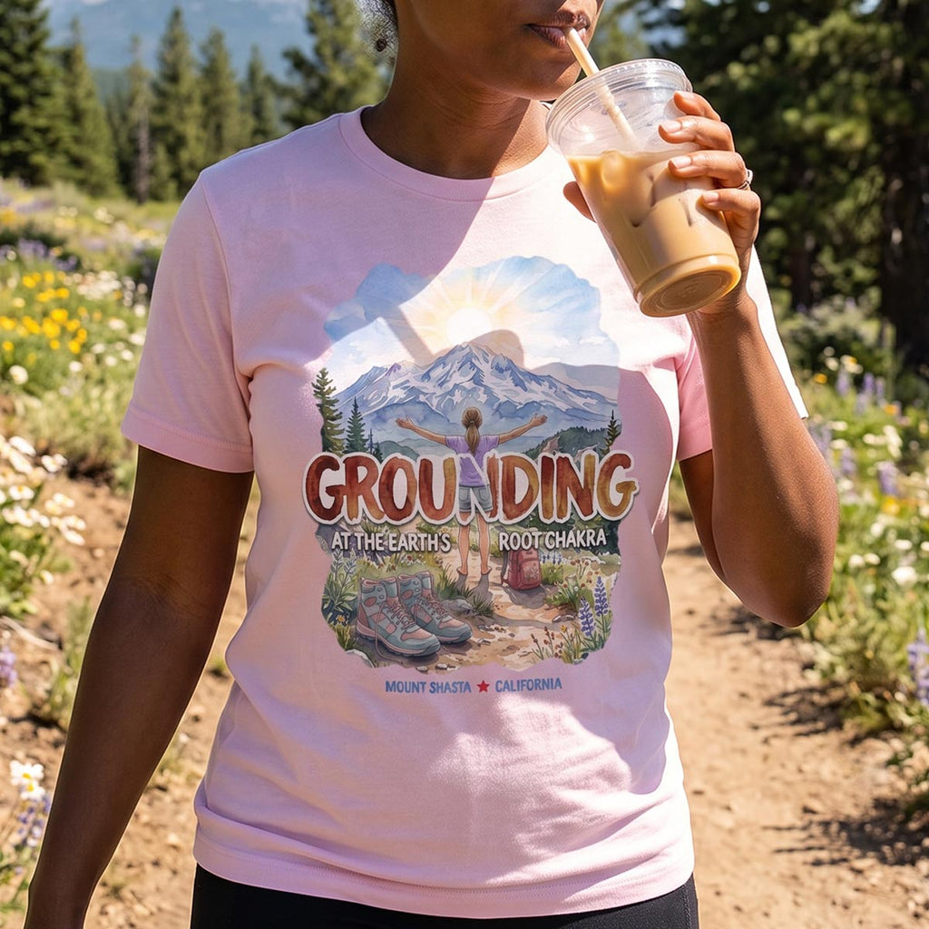 Grounding in Mount Shasta T-Shirt (Womens)
