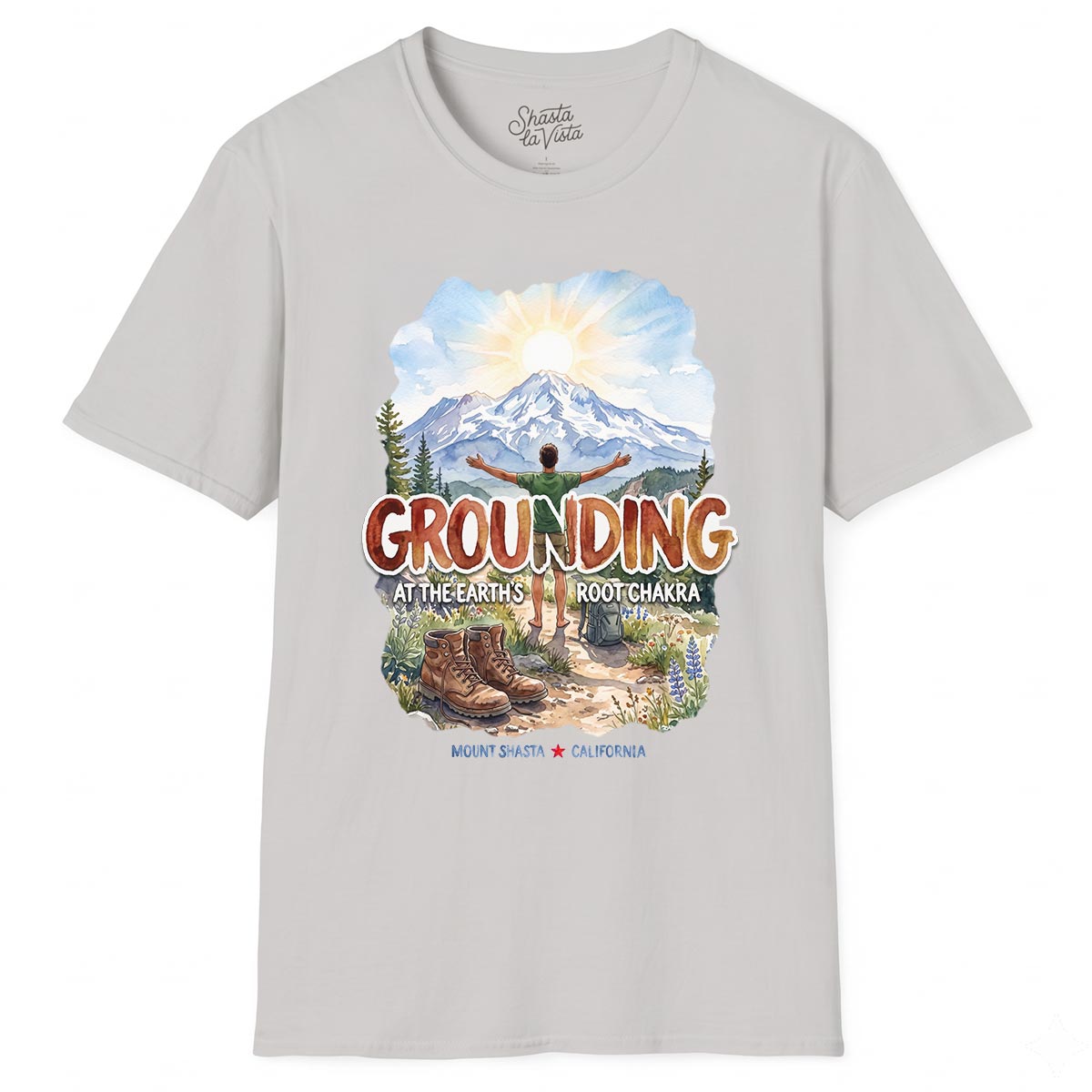 Grounding in Mount Shasta T-Shirt (Mens)