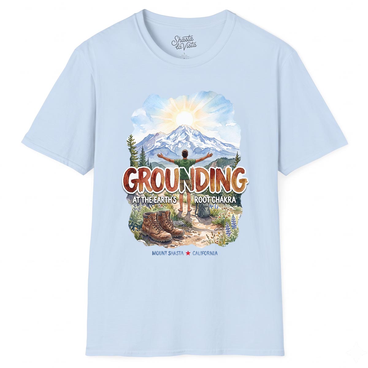 Grounding in Mount Shasta T-Shirt (Mens)