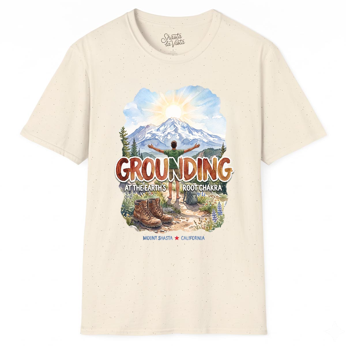 Grounding in Mount Shasta T-Shirt (Mens)