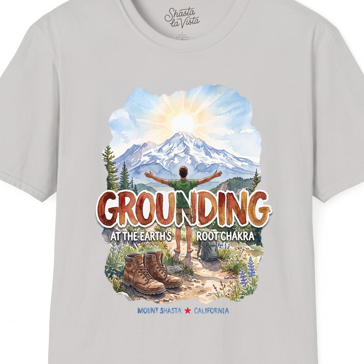 Grounding in Mount Shasta T-Shirt (Mens)