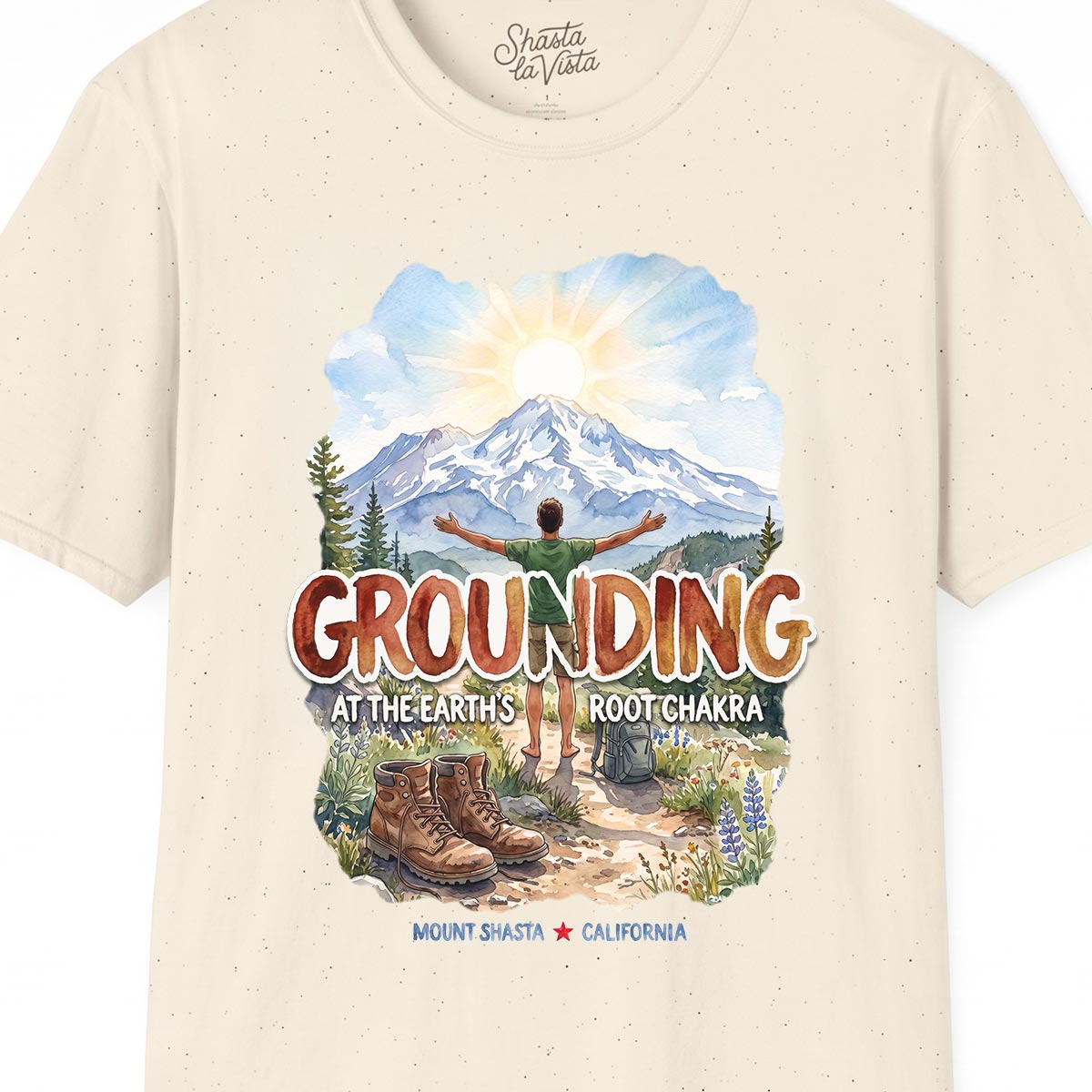 Grounding in Mount Shasta T-Shirt (Mens)