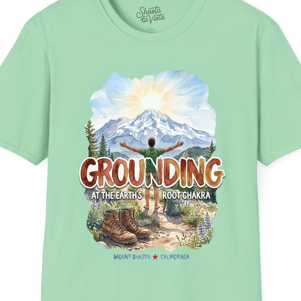 Grounding in Mount Shasta T-Shirt (Mens)