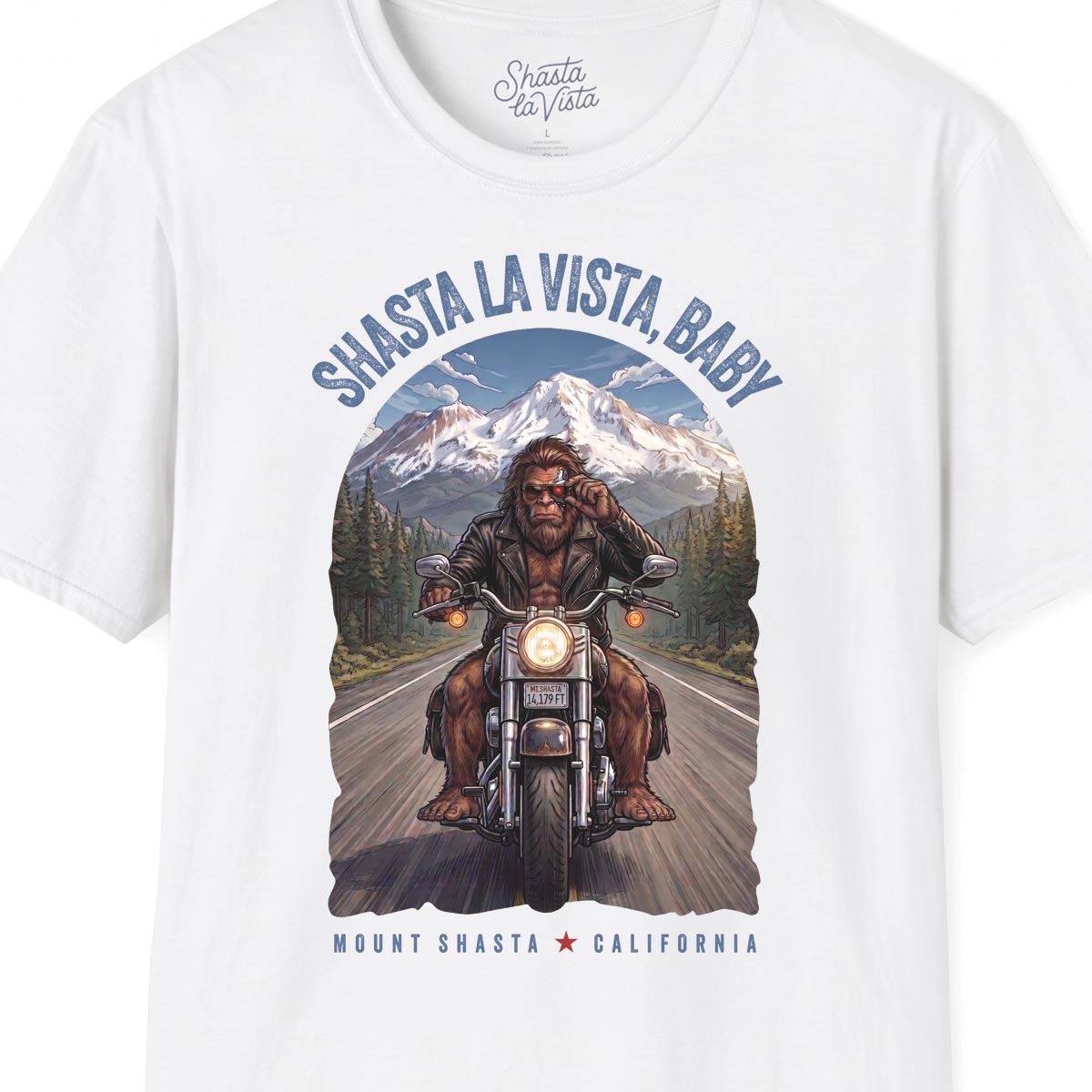 Shasta la Vista, Baby Sasquatch Bigfoot T-Shirt
