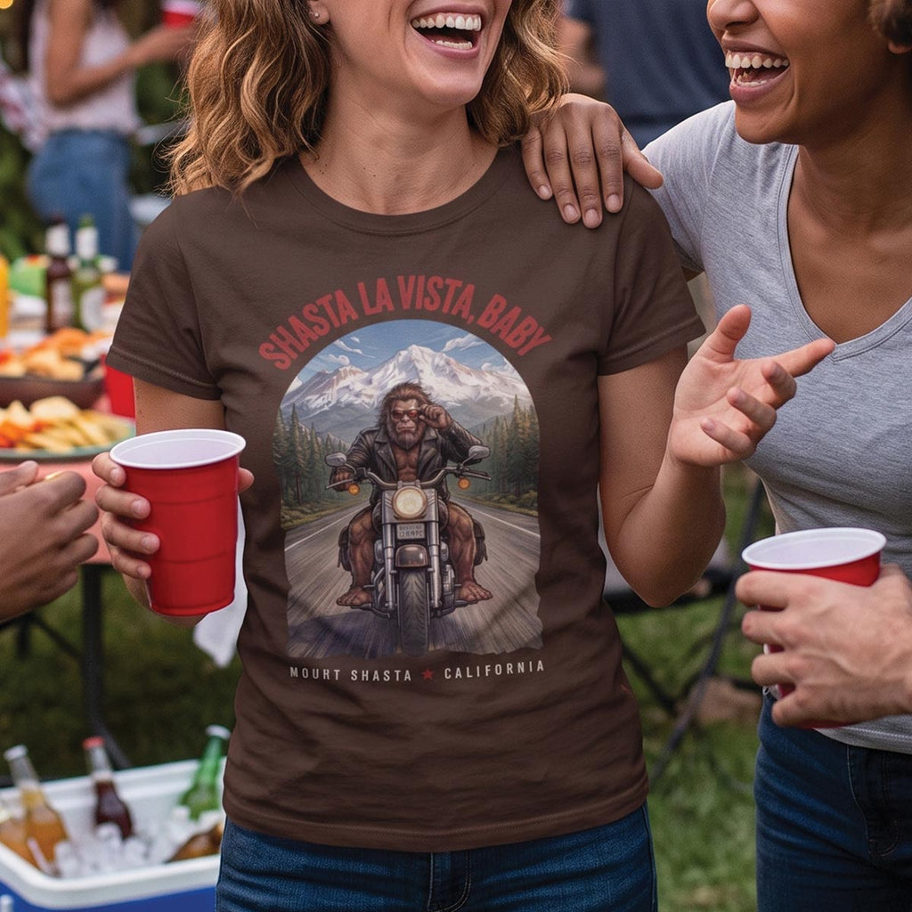 Shasta la Vista, Baby Sasquatch Bigfoot T-Shirt