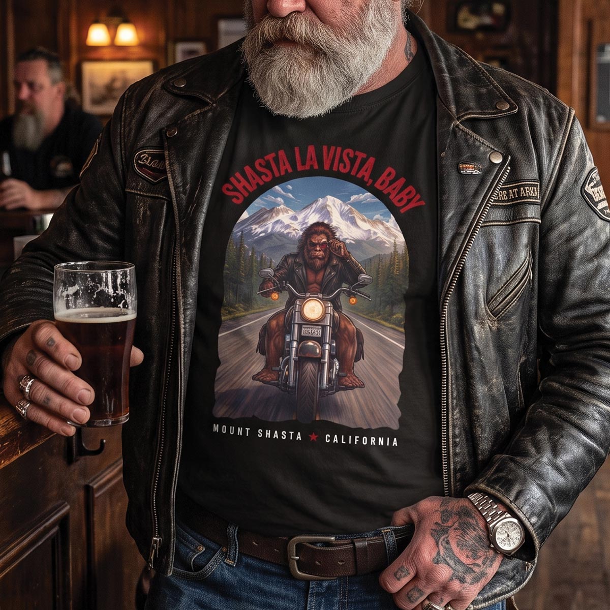 Shasta la Vista, Baby Sasquatch Bigfoot T-Shirt