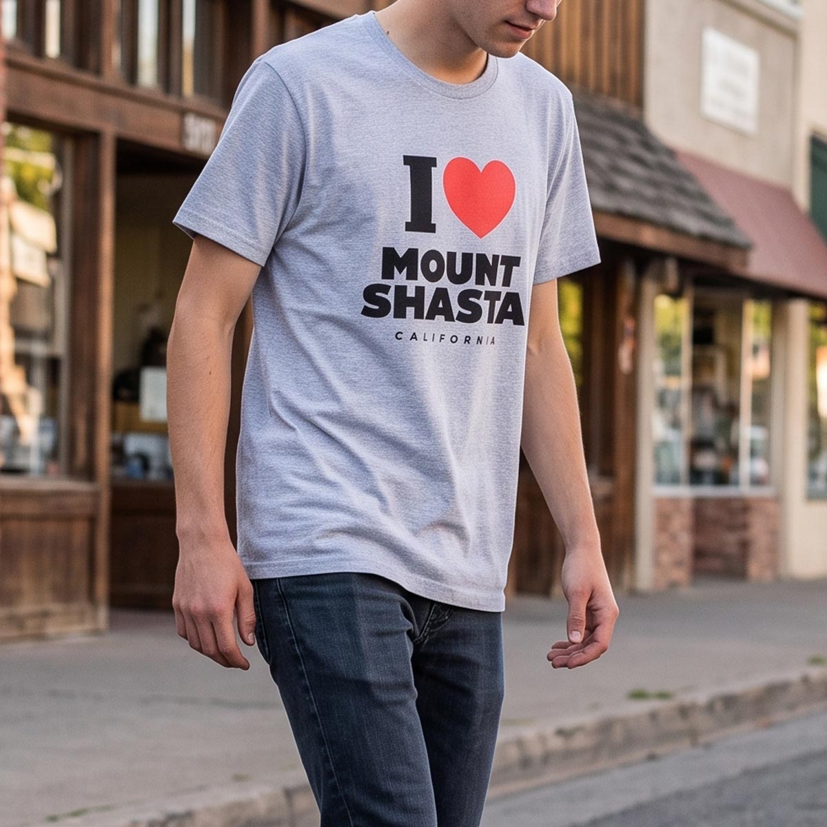 I Love Mount Shasta T-Shirt