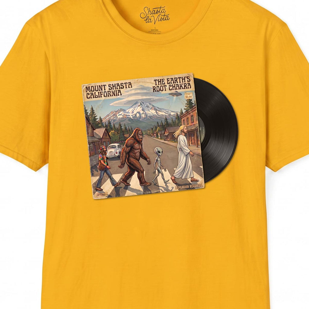 Mount Shasta LP Album Cover T-Shirt