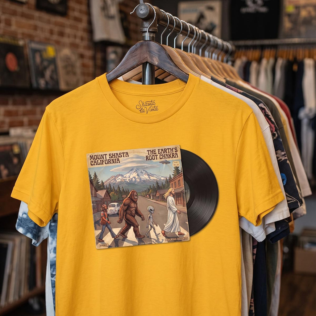 Mount Shasta LP Album Cover T-Shirt