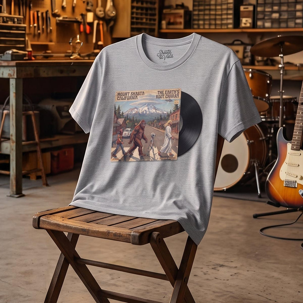 Mount Shasta LP Album Cover T-Shirt