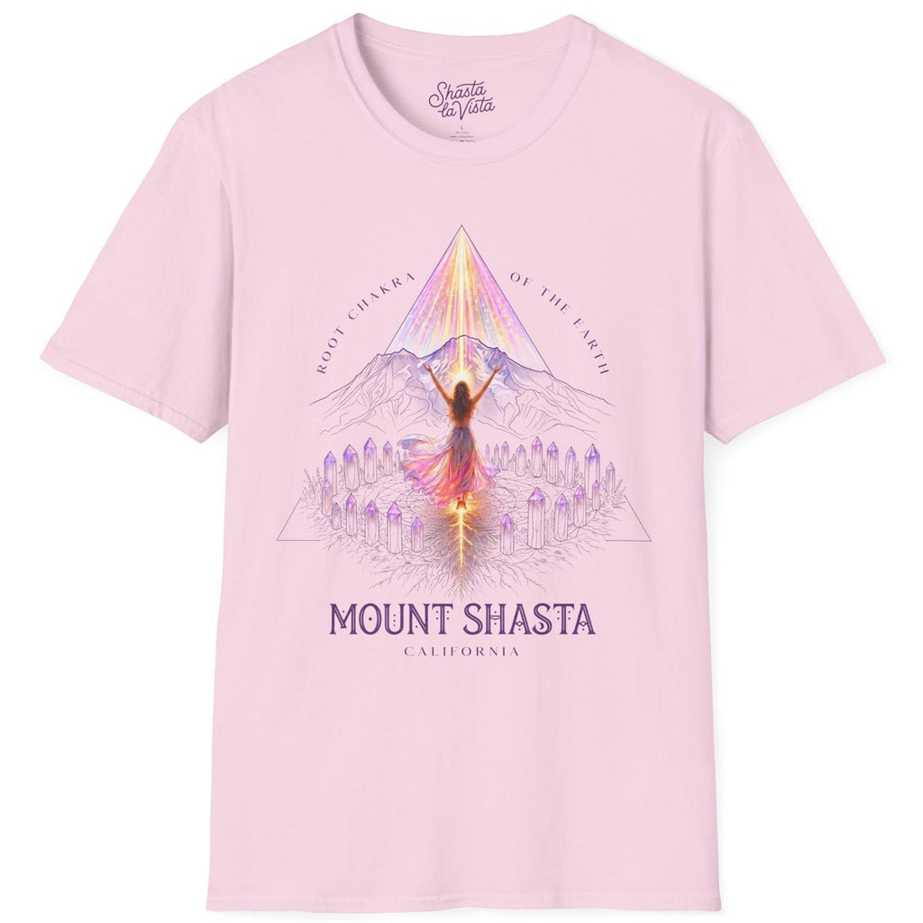 Mount Shasta Root Chakra of the Earth T-Shirt