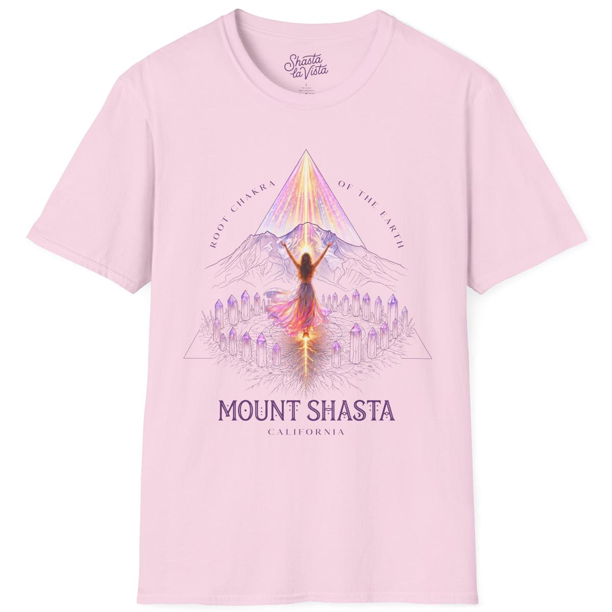 Mount Shasta Root Chakra of the Earth T-Shirt