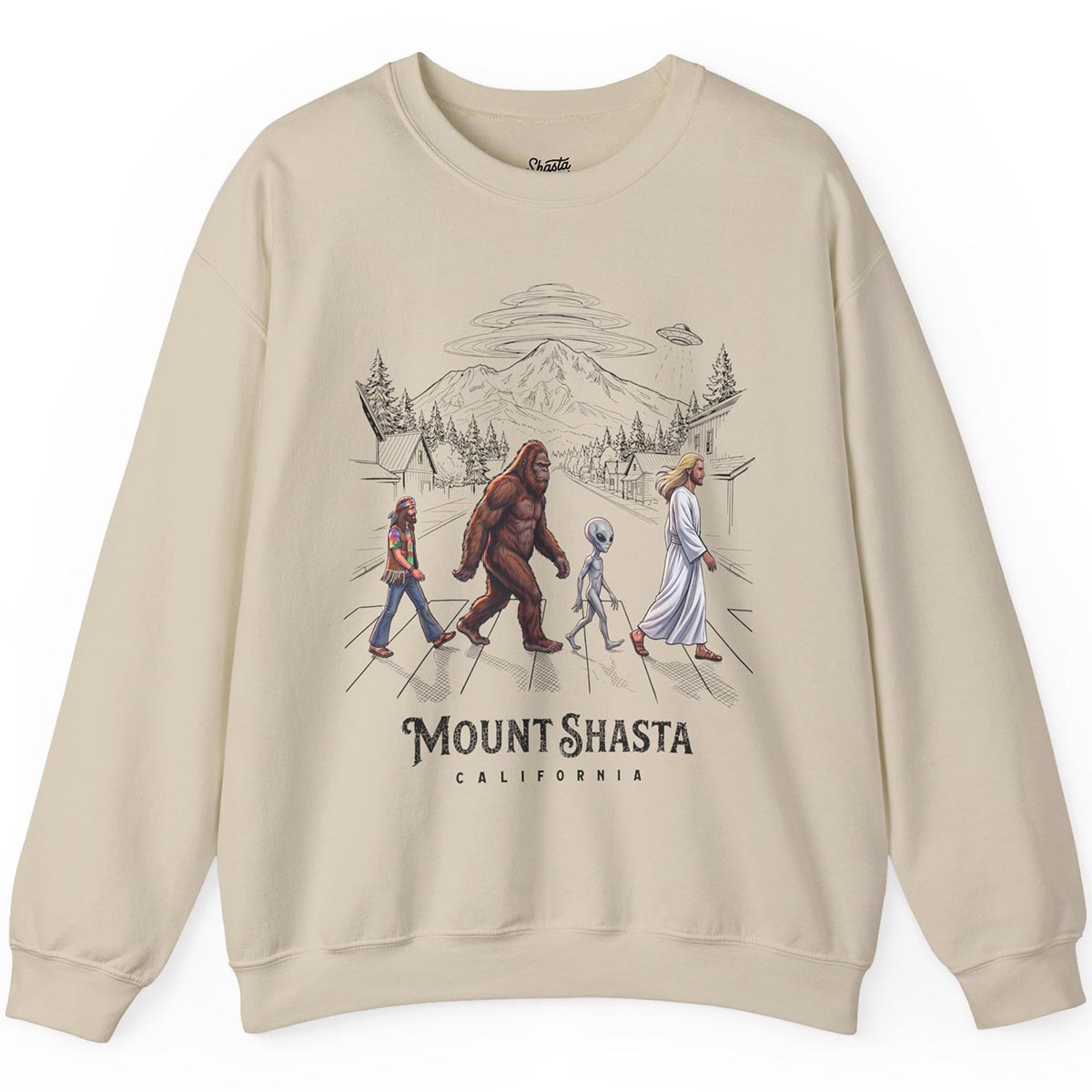 Mount Shasta Crosswalk Sweatshirt