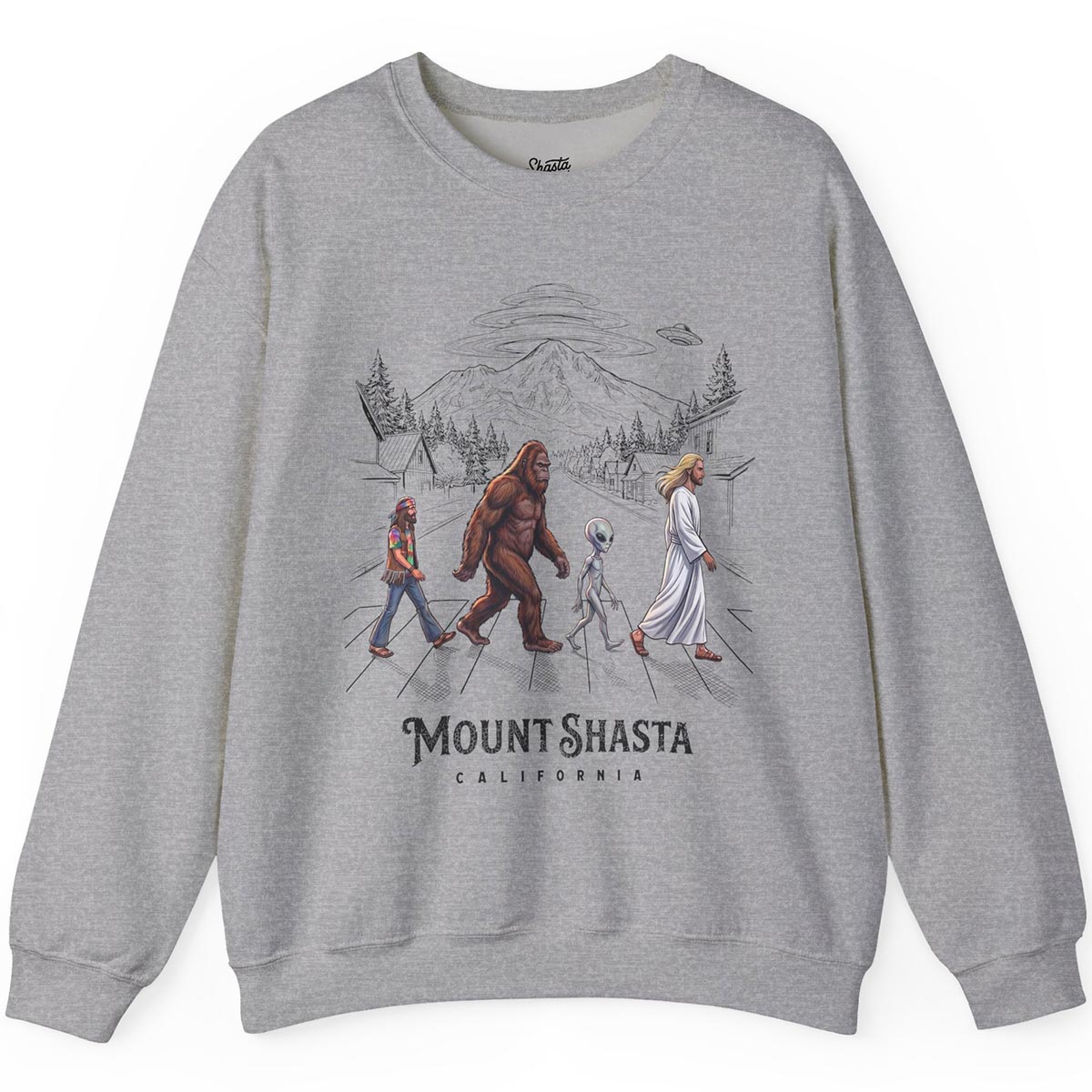 Mount Shasta Crosswalk Sweatshirt