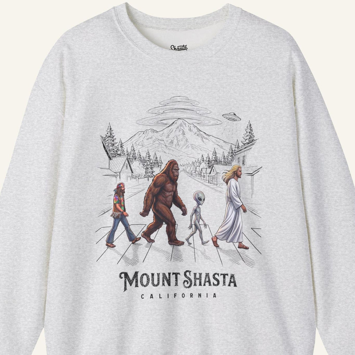 Mount Shasta Crosswalk Sweatshirt