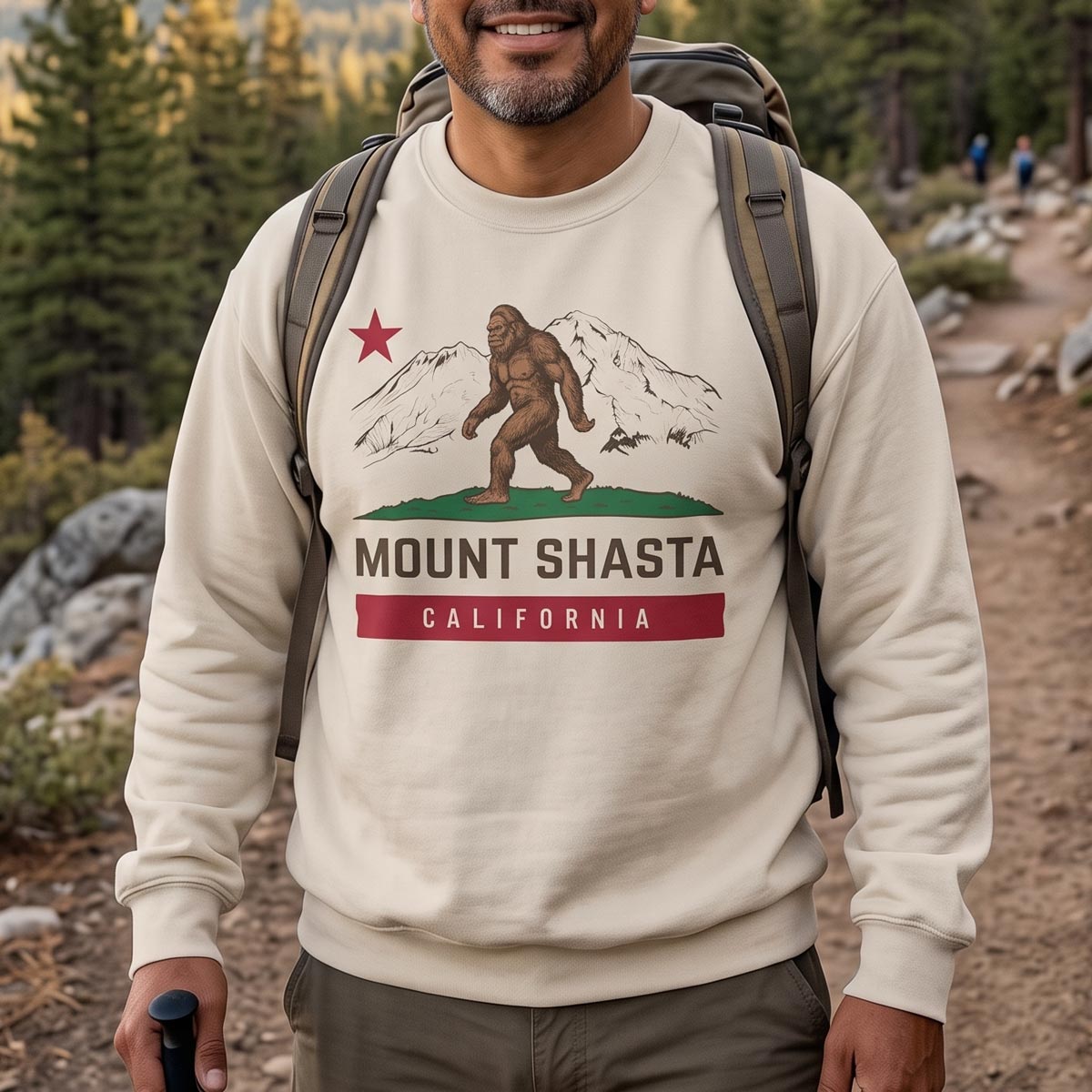Bigfoot California Flag Sweatshirt