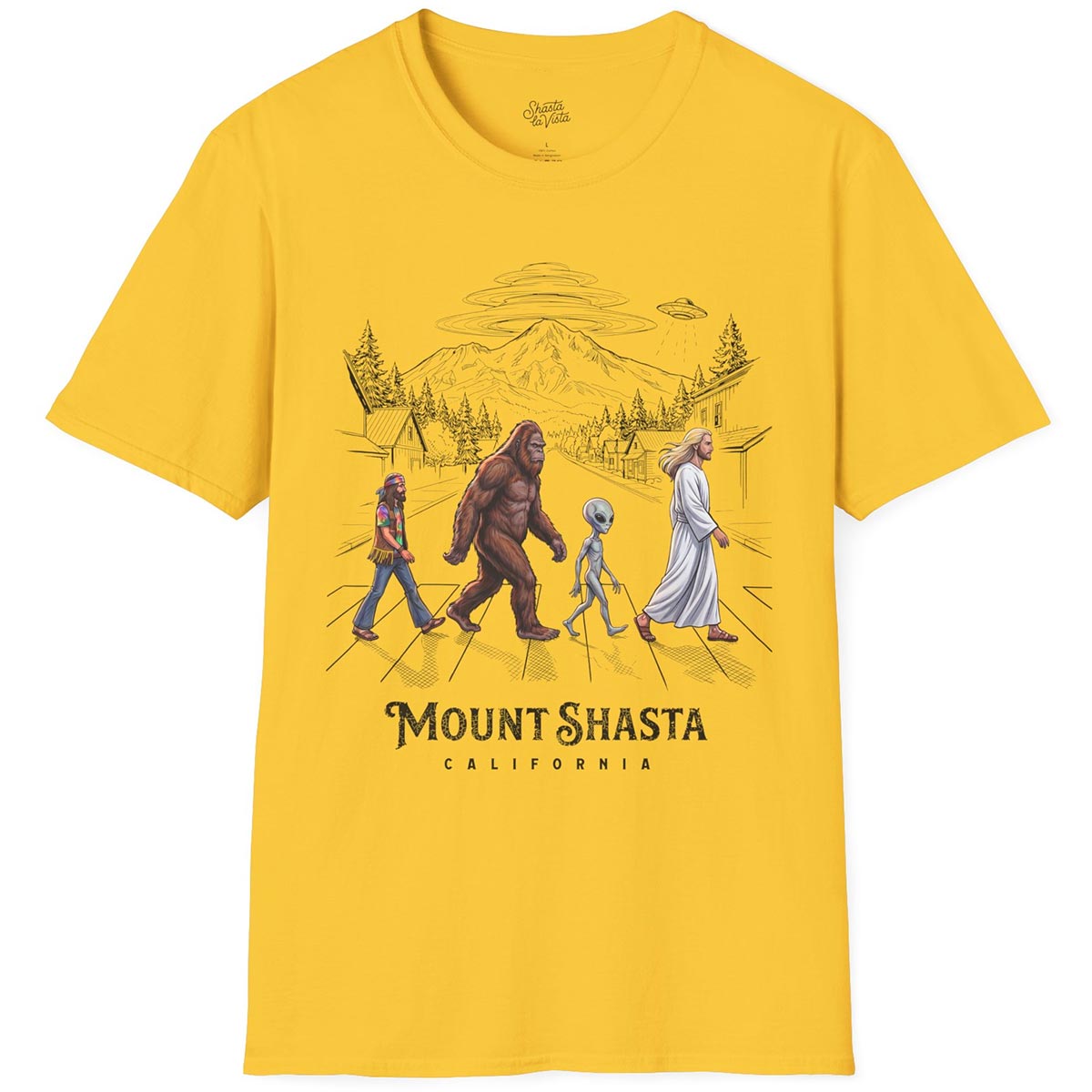 Mount Shasta Crosswalk T-Shirt