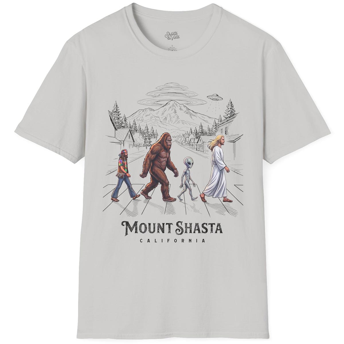 Mount Shasta Crosswalk T-Shirt