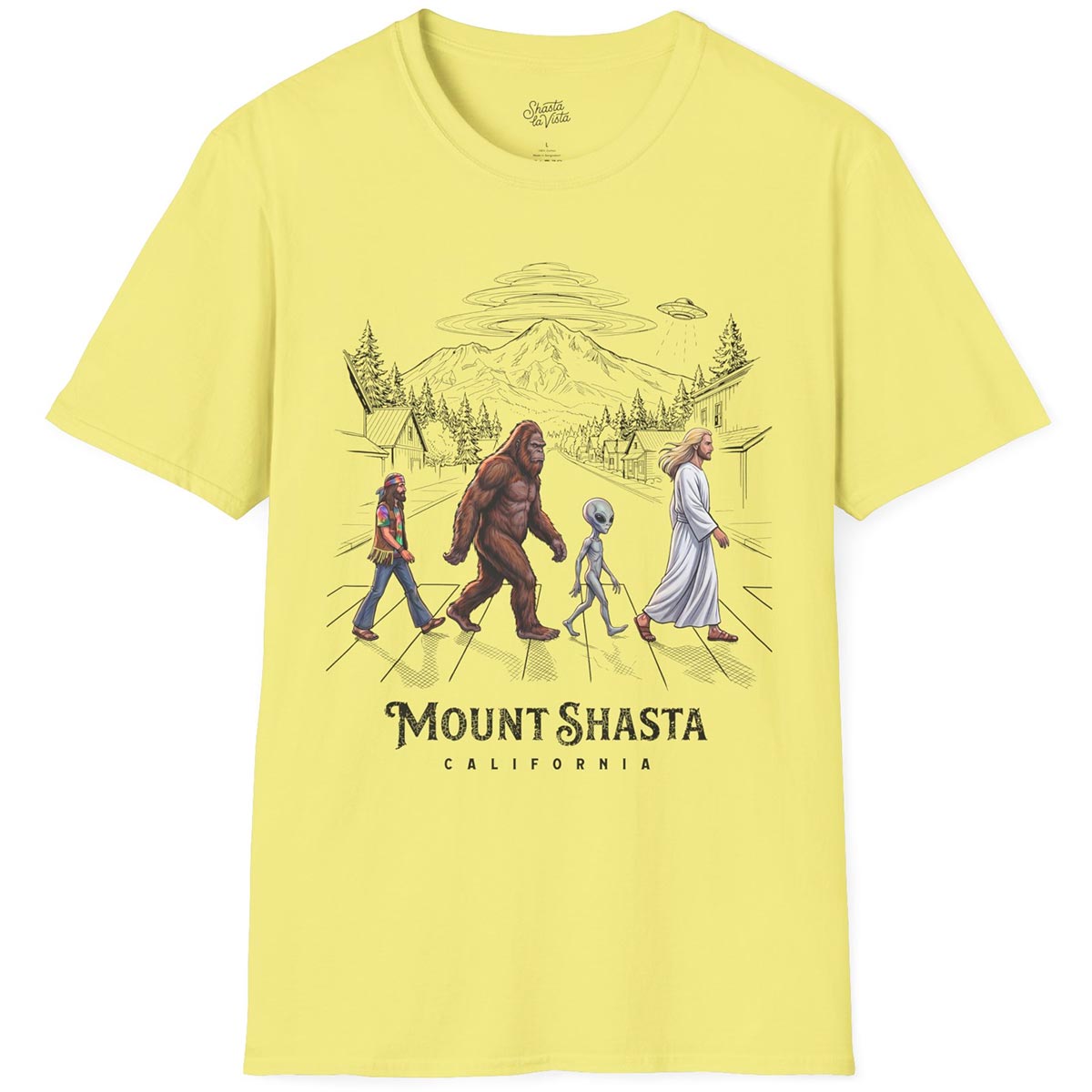 Mount Shasta Crosswalk T-Shirt