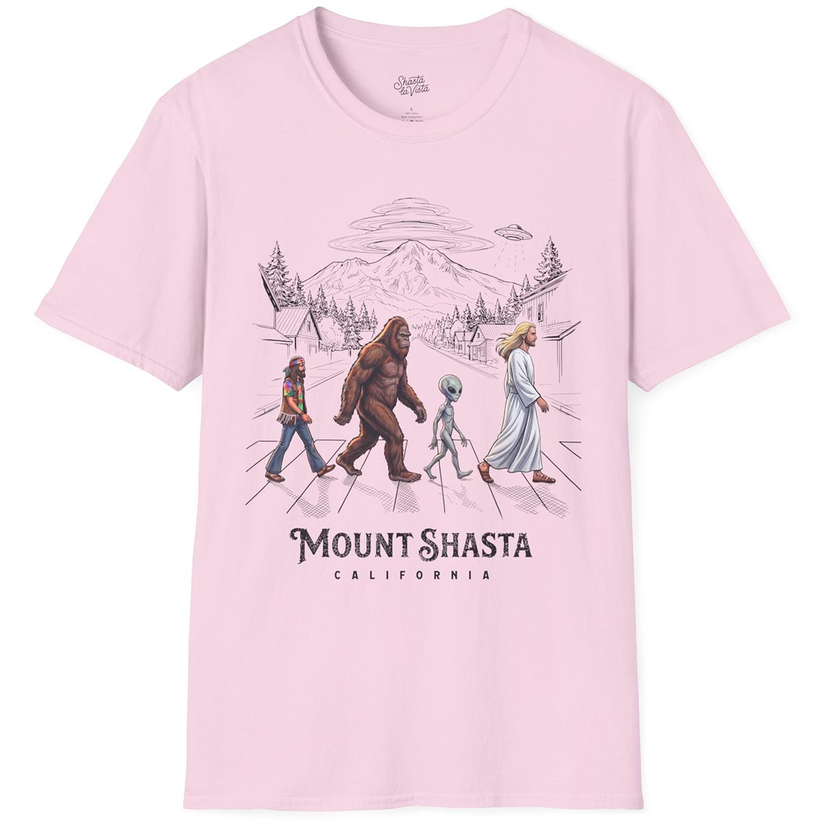 Mount Shasta Crosswalk T-Shirt