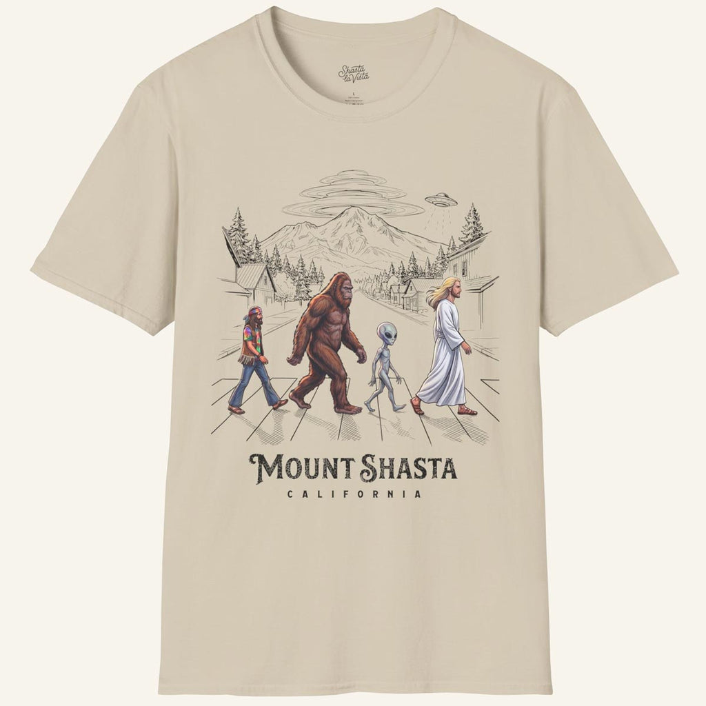 Mount Shasta Crosswalk T-Shirt