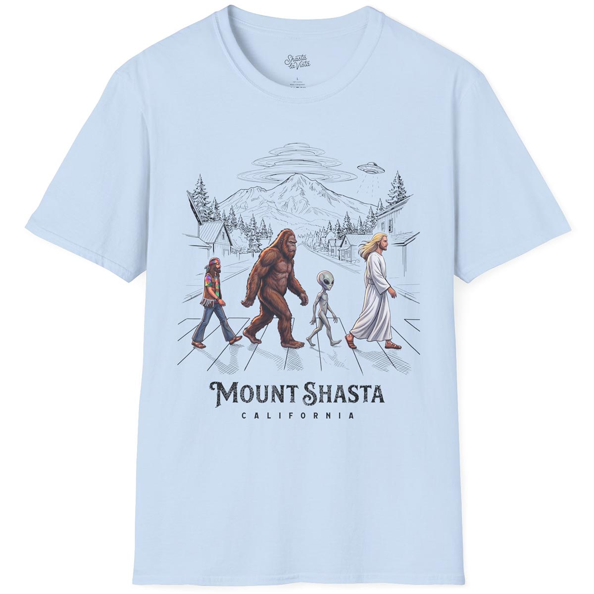 Mount Shasta Crosswalk T-Shirt