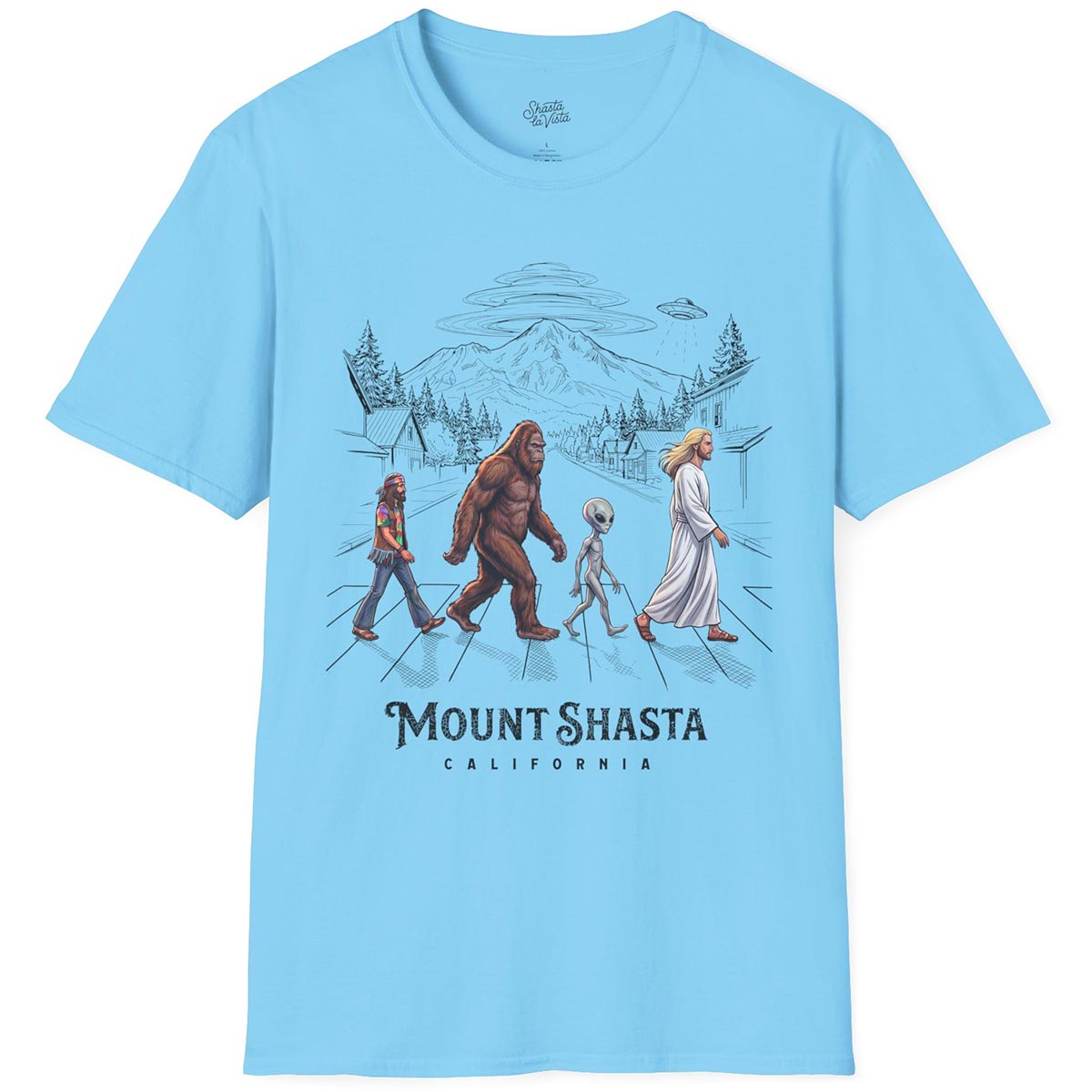 Mount Shasta Crosswalk T-Shirt