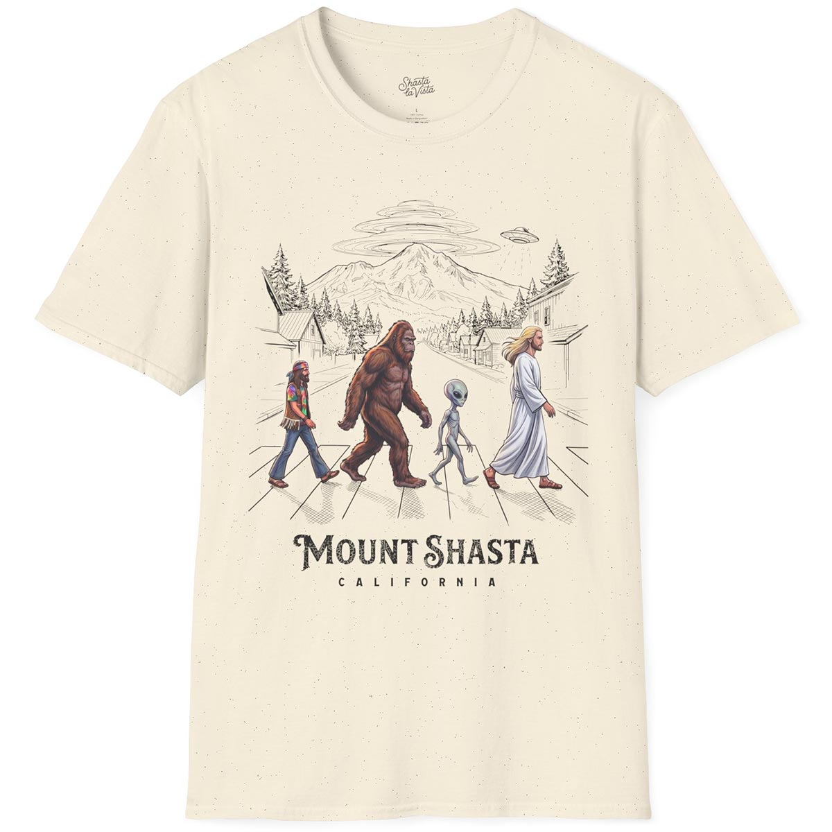 Mount Shasta Crosswalk T-Shirt