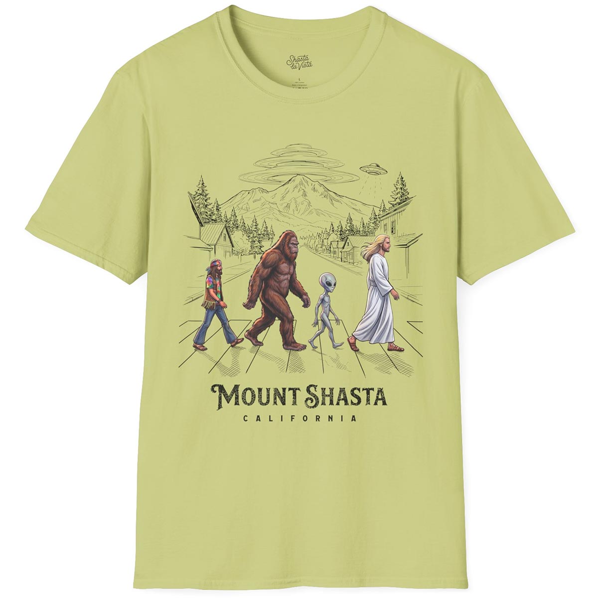 Mount Shasta Crosswalk T-Shirt