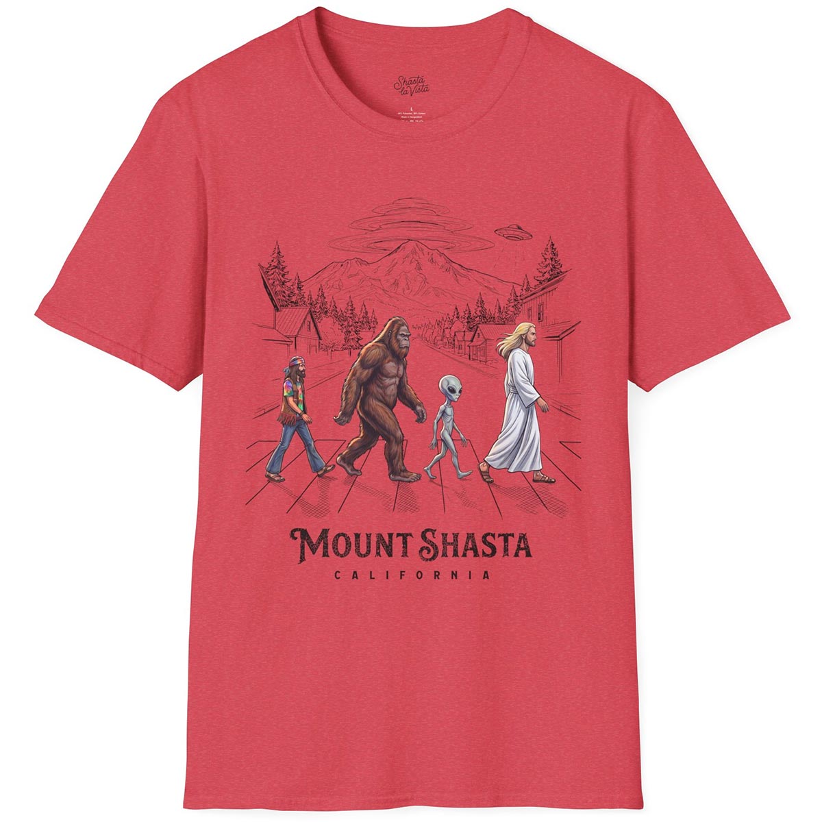 Mount Shasta Crosswalk T-Shirt