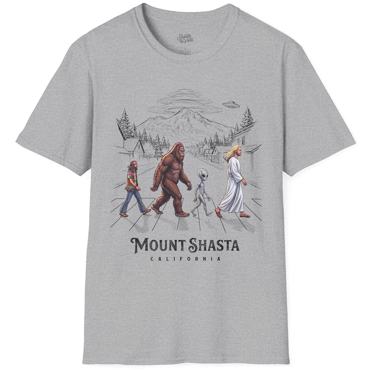 Mount Shasta Crosswalk T-Shirt