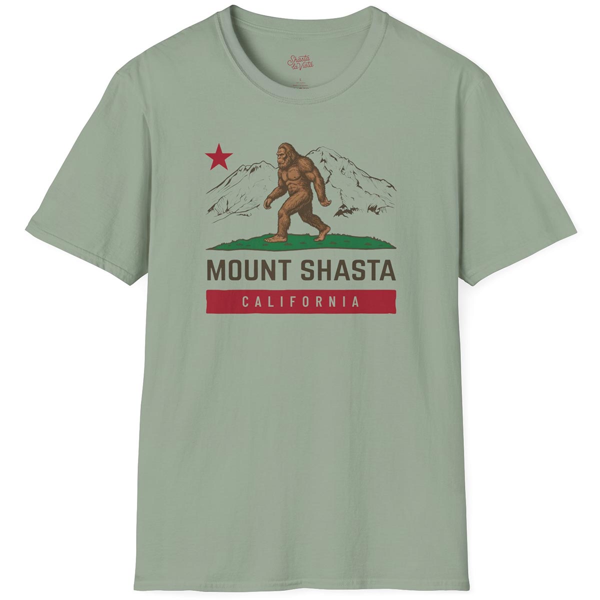 Bigfoot California Flag T-Shirt