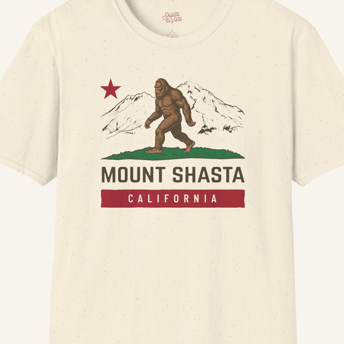 Bigfoot California Flag T-Shirt