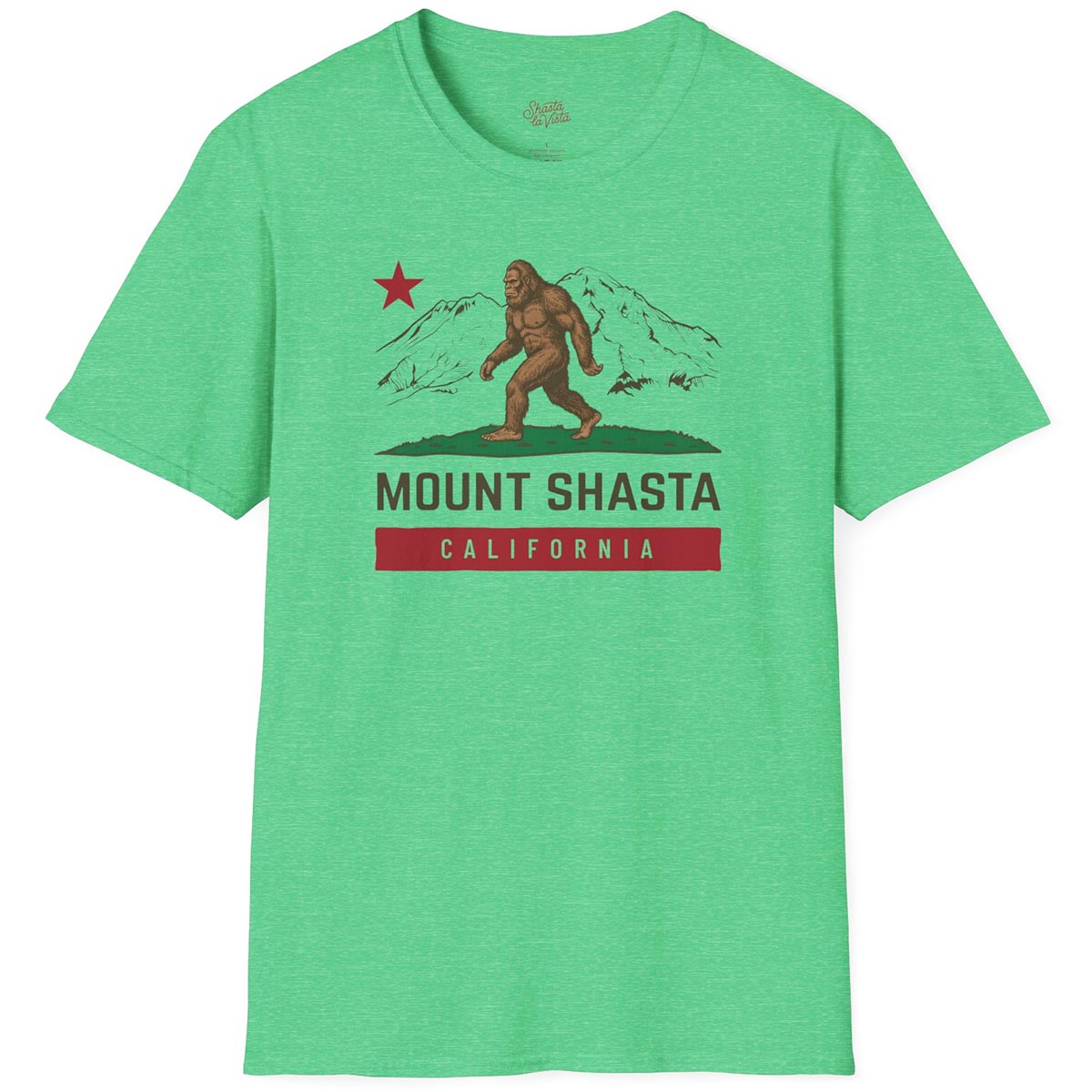 Bigfoot California Flag T-Shirt