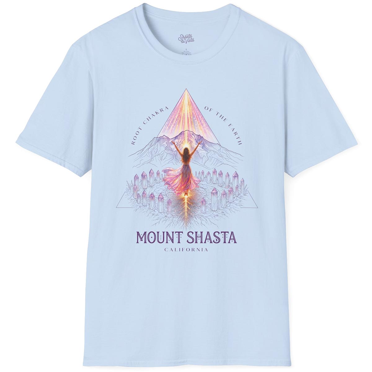 Mount Shasta Root Chakra of the Earth T-Shirt