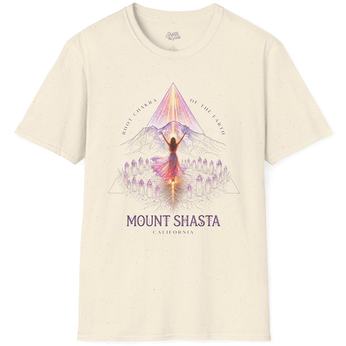 Mount Shasta Root Chakra of the Earth T-Shirt