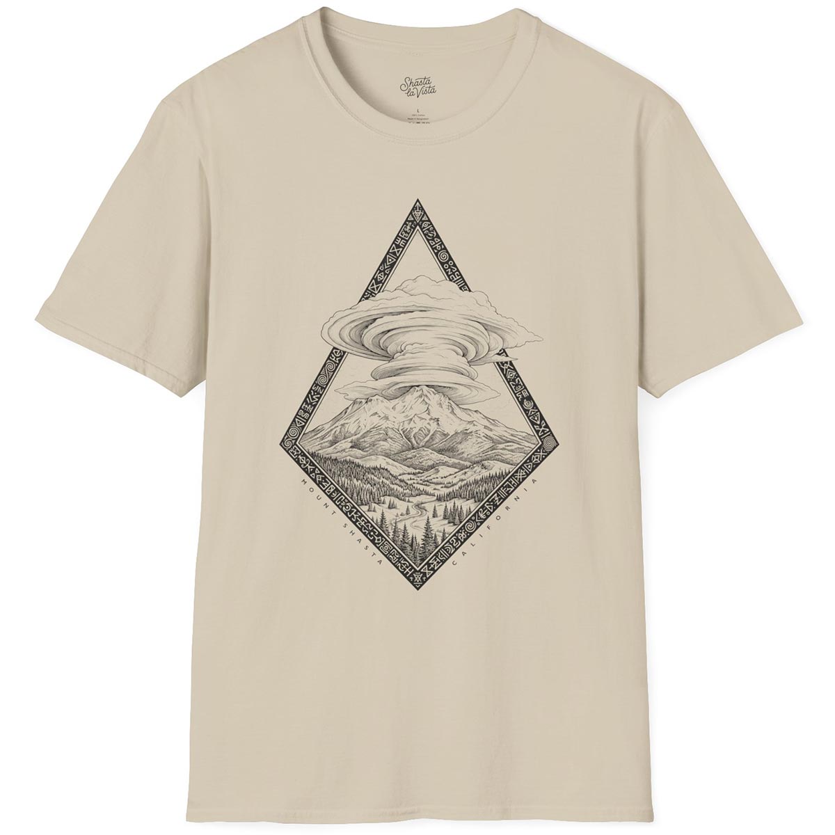 Mount Shasta Lenticular Clouds T-Shirt