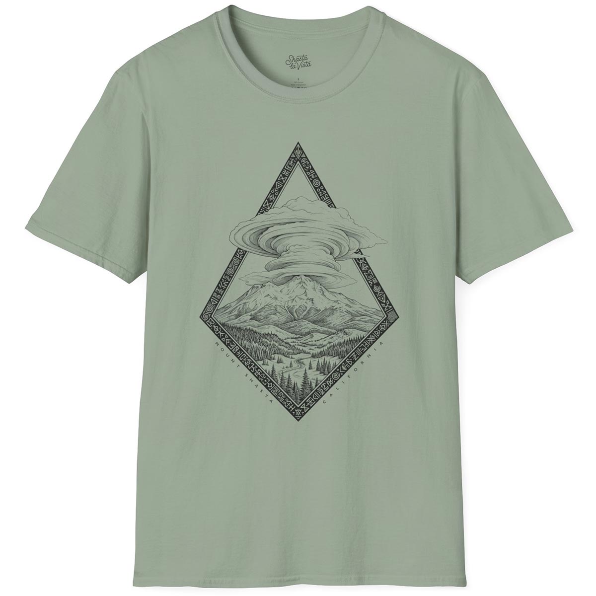 Mount Shasta Lenticular Clouds T-Shirt