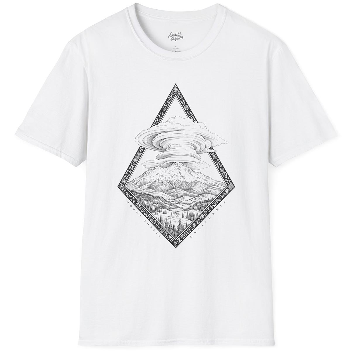 Mount Shasta Lenticular Clouds T-Shirt