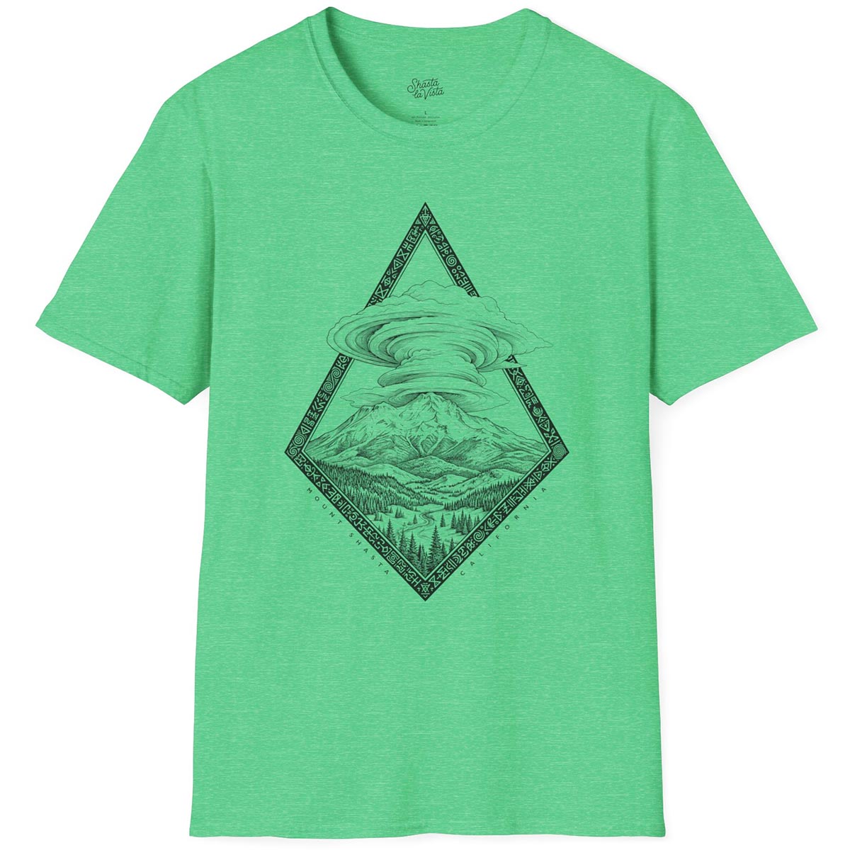 Mount Shasta Lenticular Clouds T-Shirt